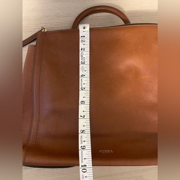 Fossil Brown Leather Backpack - Picture 14 of 16